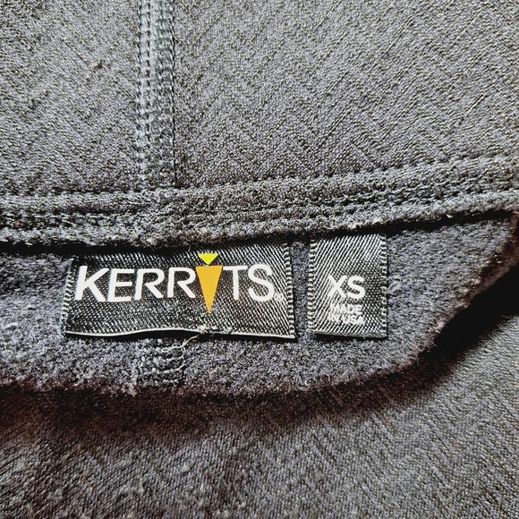 Kerrits Black Textured Fleece Lite Lightweight Riding Breeches XS - Picture 5 of 7